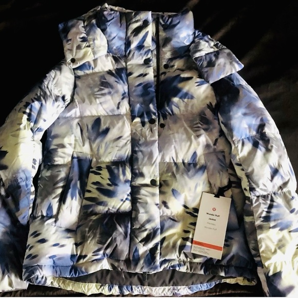 NWT Lululemon Wunder Puff Down Coat Jacket Multi Pucci Print Sz.Small - Picture 5 of 13